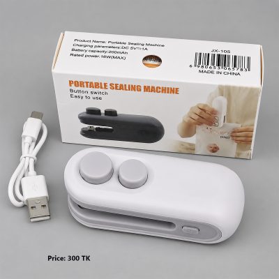 Portable Mini Sealing Machine | USB Rechargeable Heat Sealer