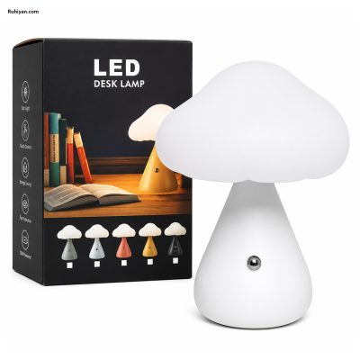 Cloud LED Desk Lamp – Touch Control Mushroom Table Light
