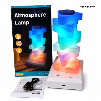 Atmosphere Lamp – Multicolor LED Table Lamp | USB Rechargeable Decorative Lamp