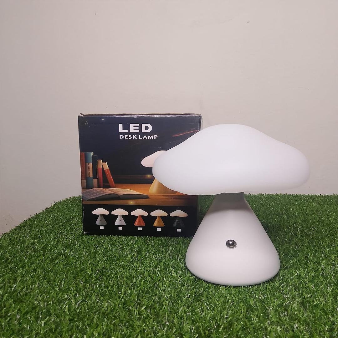 Cloud LED Desk Lamp – Touch Control Mushroom Table Light - Image 2