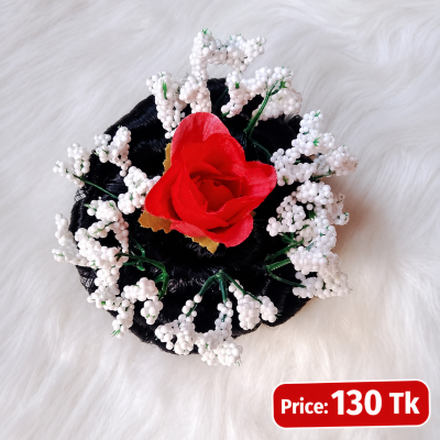 গোলাপ রেণুর খোপা | Rose Renur Hair Bun